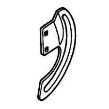 72405-743-000 ПЛАСТИНА ШНЕКА, ПРАВАЯ - фото 278474